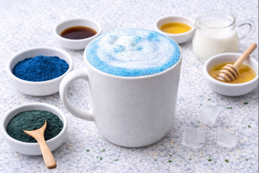 Blue Unicorn Latte (caffeine-free)