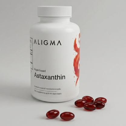 Organic Astaxanthin 60 Softgel Capsules, 500 mg