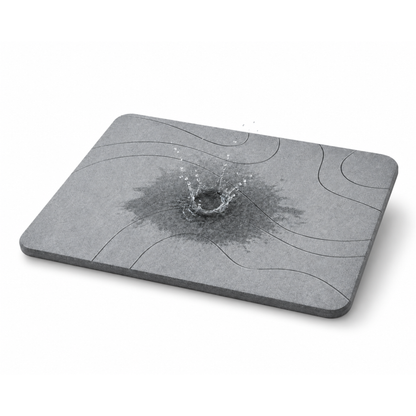 XL Diatomeeënaarde badmat – Natuurlijk snel drogend – Hygiënisch – Schimmelwerend en stijlvol 75x45cm