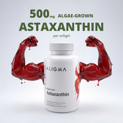 Organic Astaxanthin 60 Softgel Capsules, 500 mg