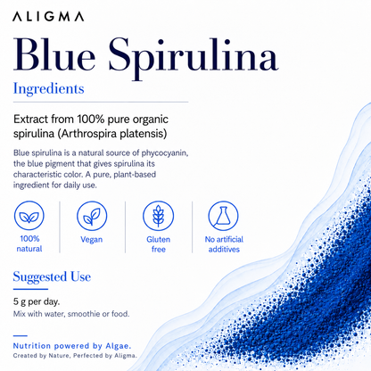 Organic Blue Spirulina Powder 75g