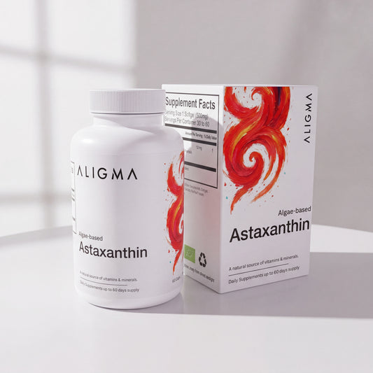 Biologische Astaxanthine 60 softgel capsules, 500 mg