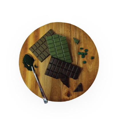 Chocolate with spirulina